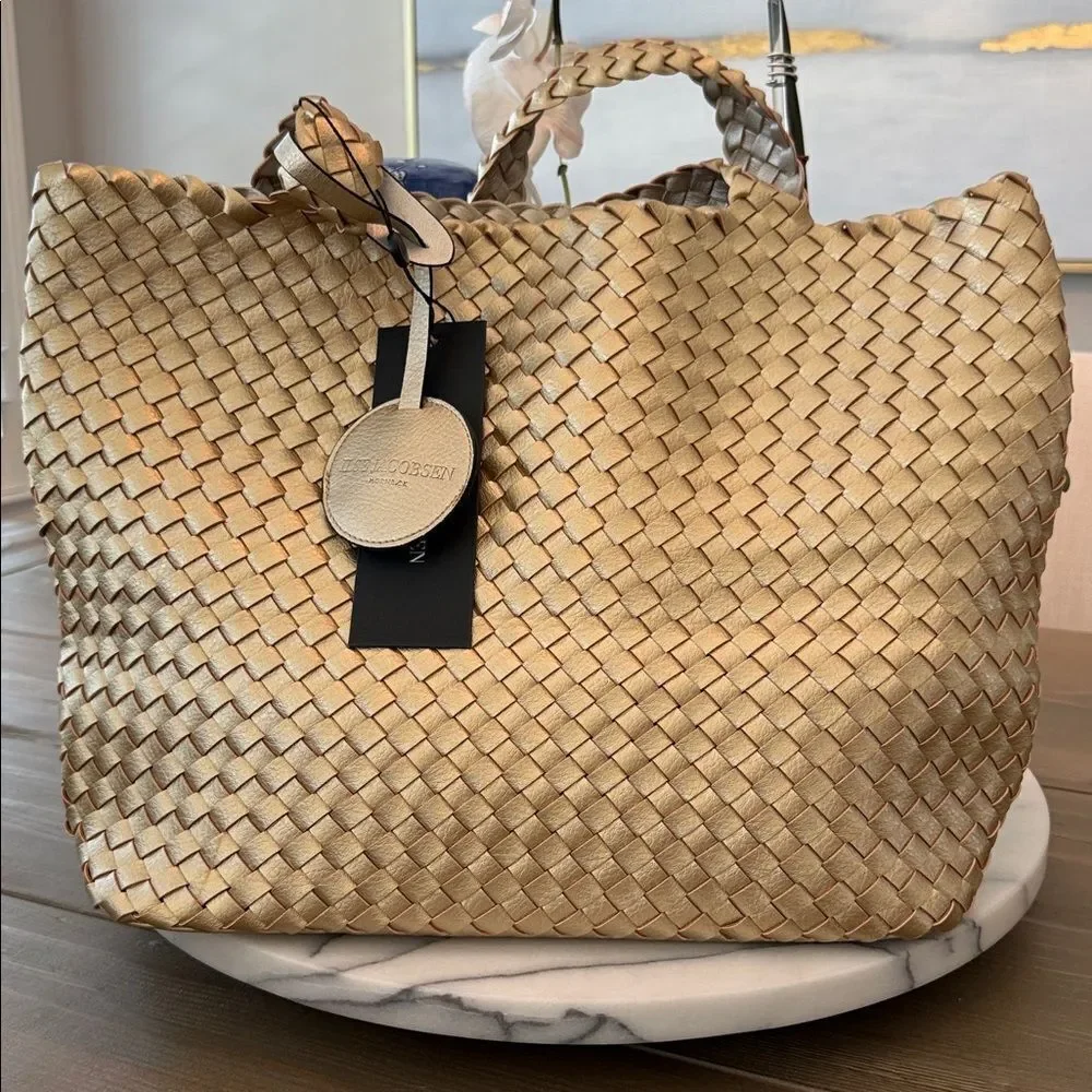 Isle Jacobsen Metallic Tote